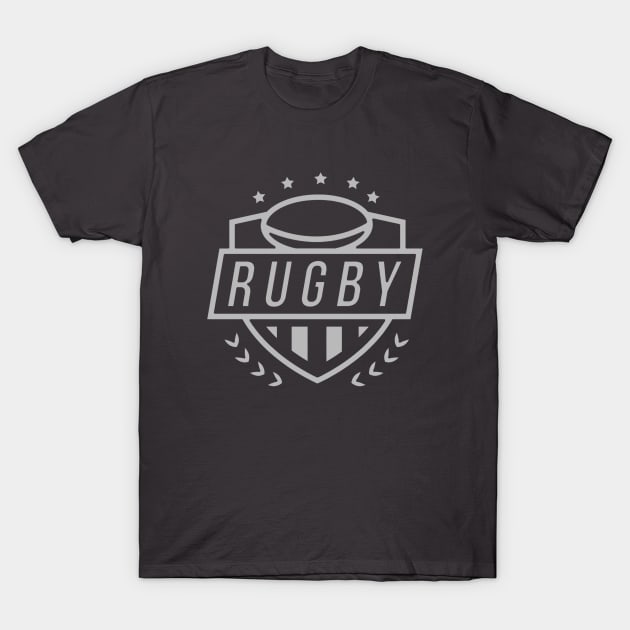 Rugby logo T-Shirt by Brainable ART